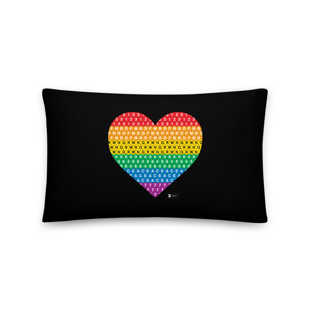 A Hypebeast's Heart Throw Pillow