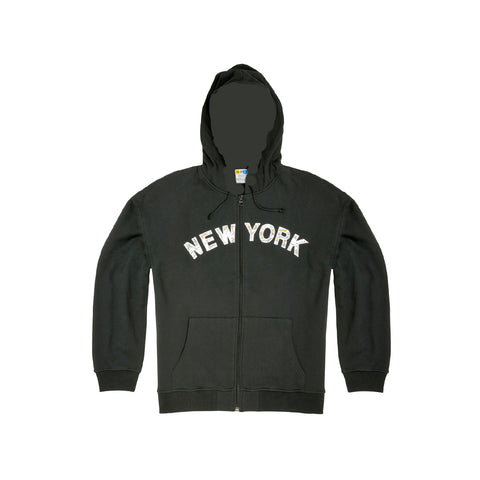 Kids NY Applique Black Hoodie