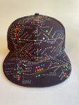 All Over Subway Map Cap