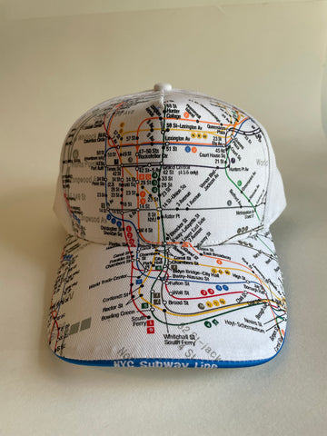 Manhattan Subway Map Cap (velcroback)