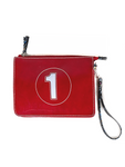 Large #1 Train Red Wristlet with Black Map strap