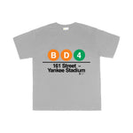 Yankee Stadium Station Toddler Tee | Sport Gray Toddler t-shirt featuring Yankee Stadium subway line symbols from 'New York City Subways'. Perfect for fans of the NYC Subway Line.