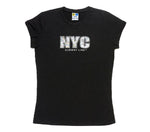 Slim Fit Girls T Shirt | Girls Pink T Shirt | NYC Subway Line